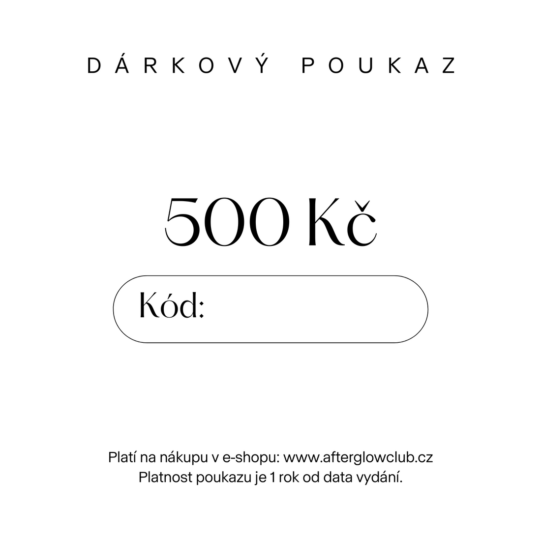 DÁRKOVÝ POUKAZ