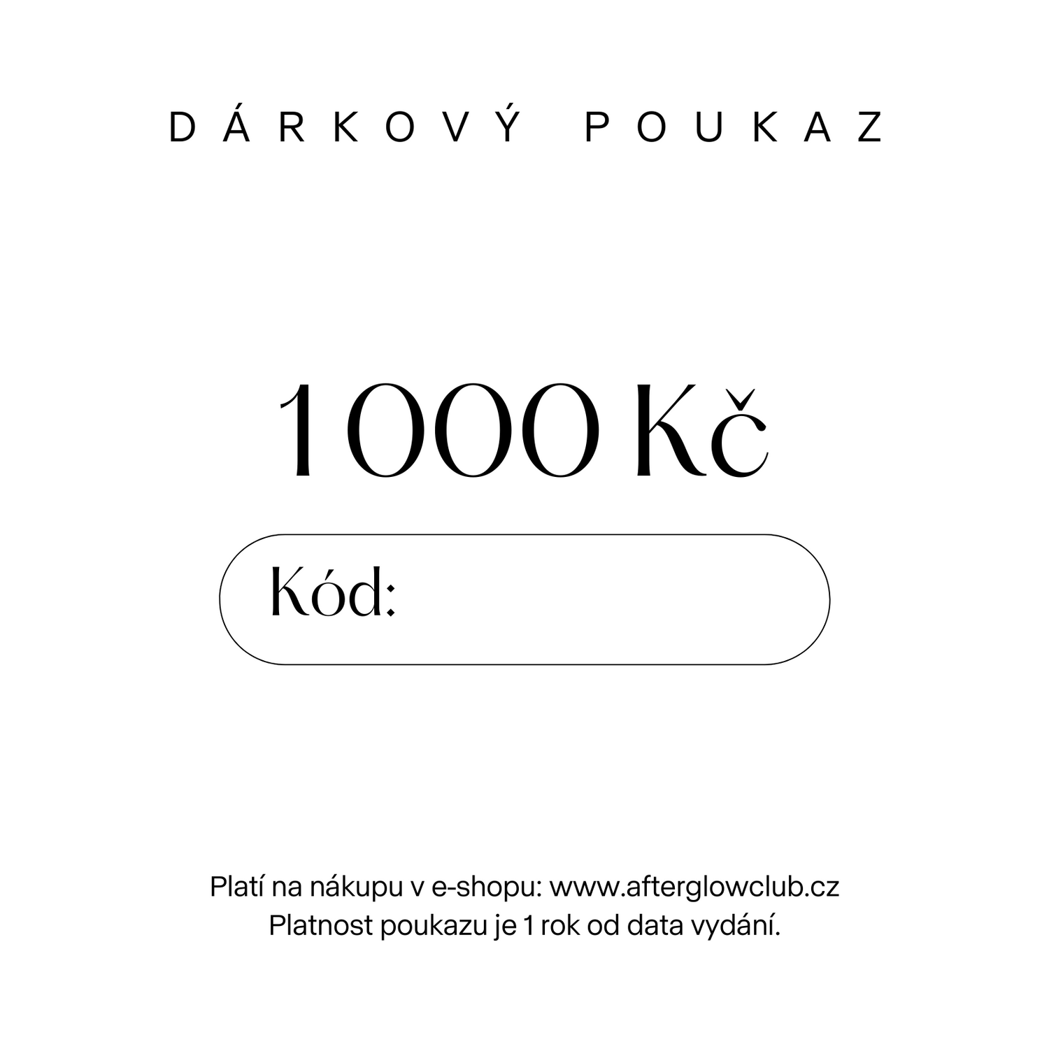 DÁRKOVÝ POUKAZ